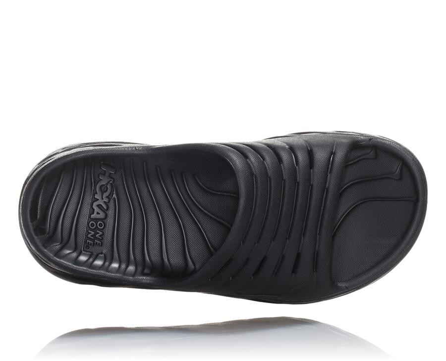 Hoka One One Slide Mens Black - ORA Recovery - 67910TEIU